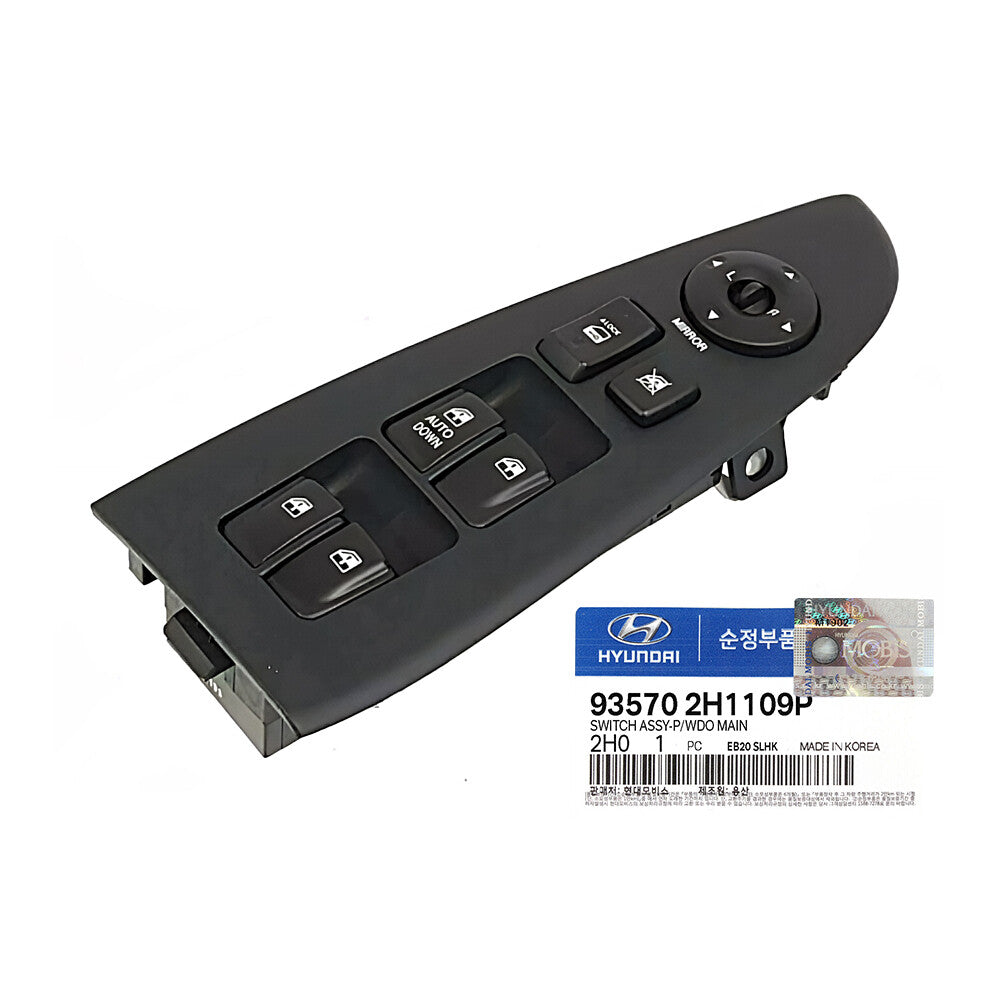 GENUINE 935702H1109P Power Window Main Switch Left for Hyundai Elantra 2007-2010