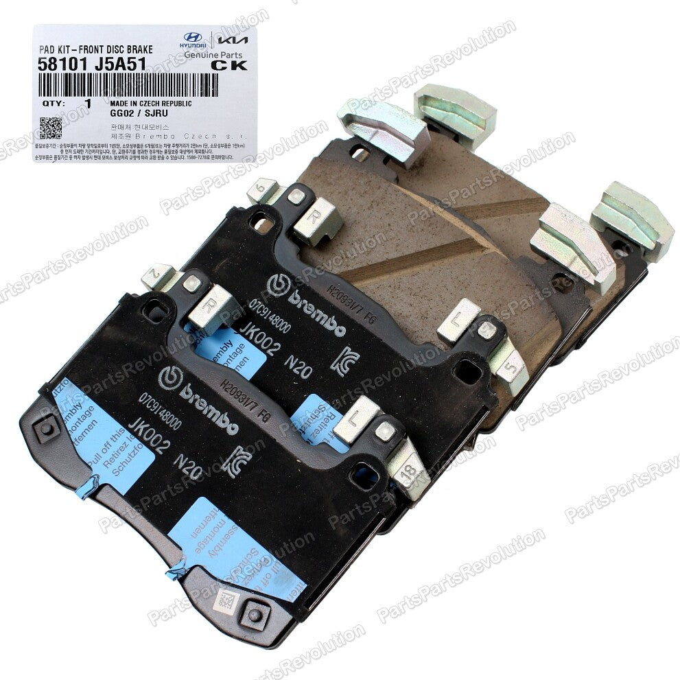 Brake Pad Kit Brembo Front 58101J5A51 for Genesis * See Compatibility *