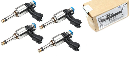 GENUINE Fuel Injector 4PCS for 12-17 Accent Veloster Rio Soul 1.6L 353102B130