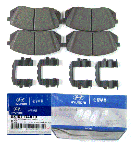 GENUINE 58101D4A10 Front Disc Brake Set for 2016-2020 SONATA OPTIMA 16" WHEEL