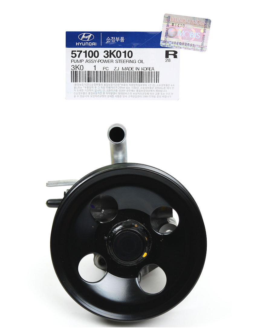 GENUINE 571003K010 Power Steering Pump for Hyundai Sonata 2.4L 2006-2010