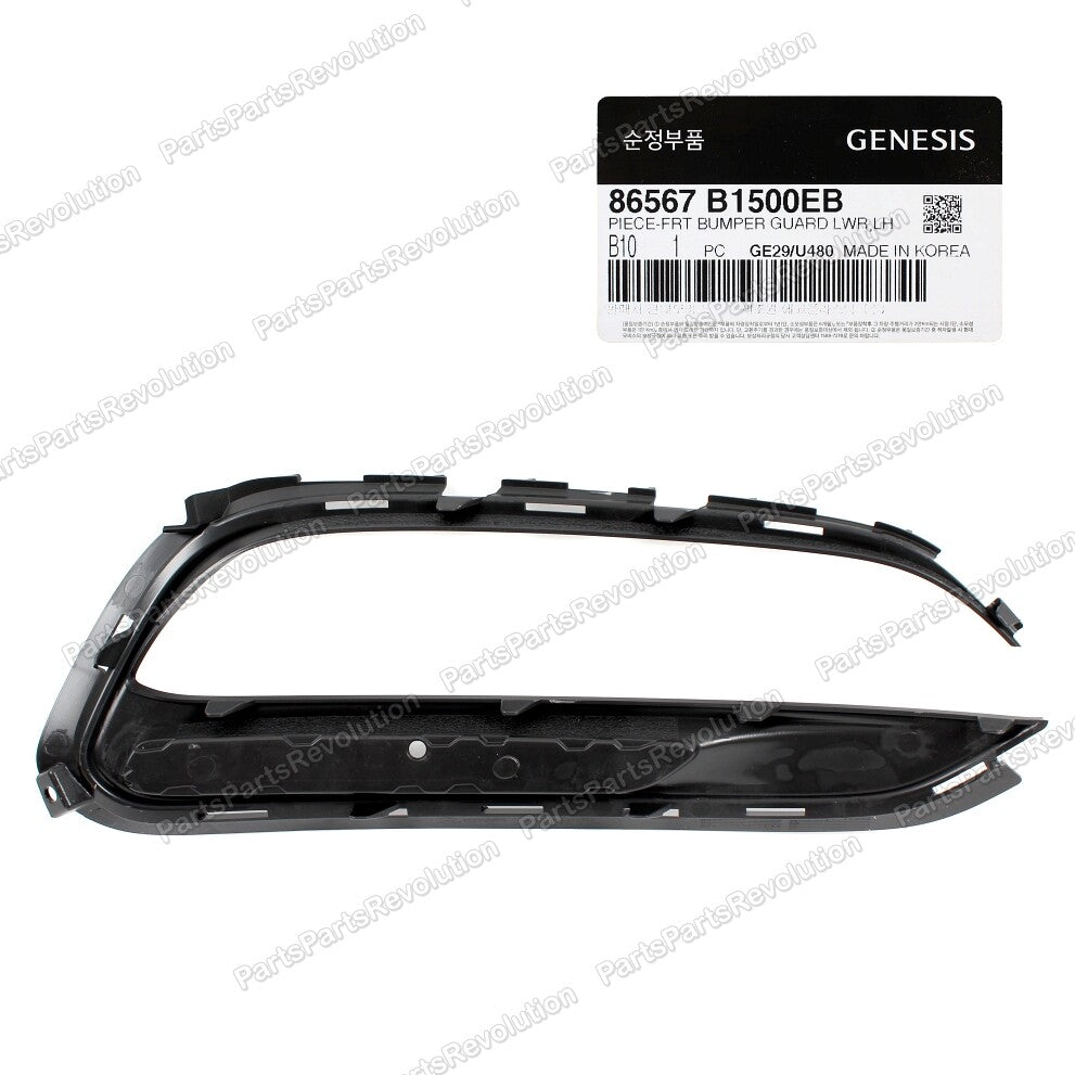 GENUINE Fog Lamp Grille Cover LEFT DRIVER for 18-20 GENESIS G80 86567B1500EB
