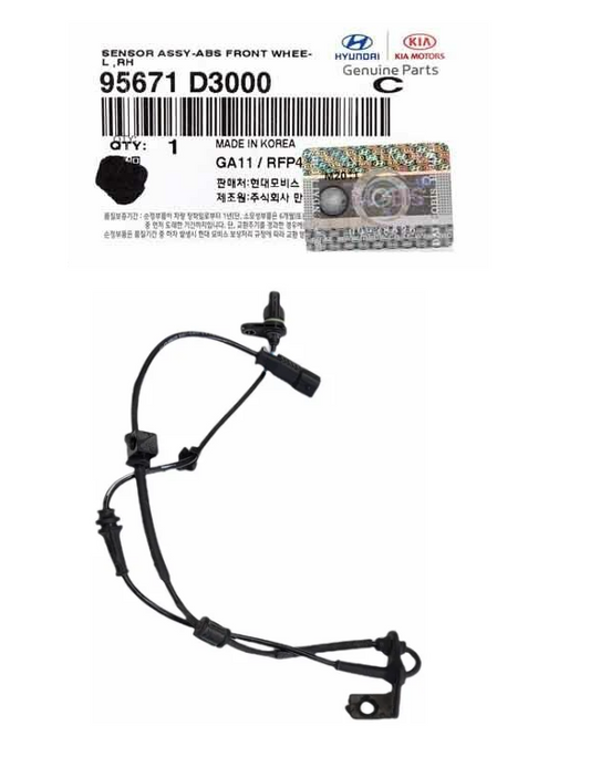 GENUINE 95671D3000 ABS Wheel Speed Sensor Front Right for Tucson Sportage 15-20