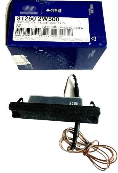 GENUINE 812602W500 Outside Trunk Lid Lock Handle 13-18 Santa Fe Sport W/O Power