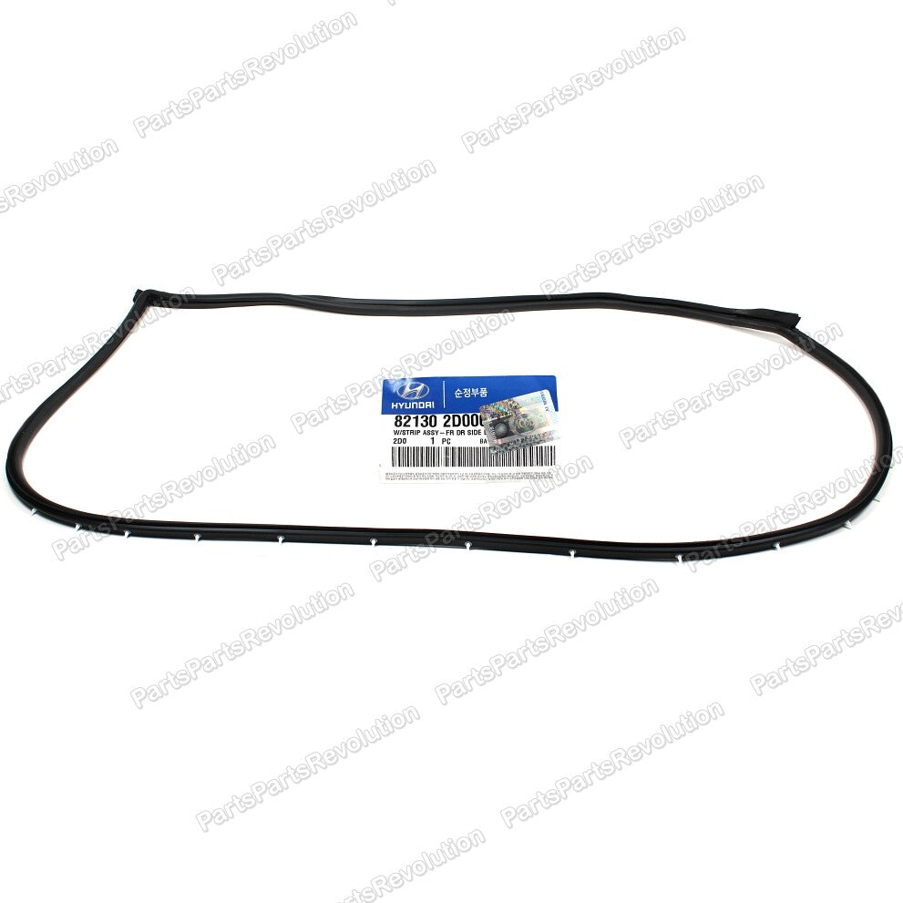 GENUINE Door Weather Strip FRONT LEFT for 01-06 Hyundai Elantra OEM 821302D000