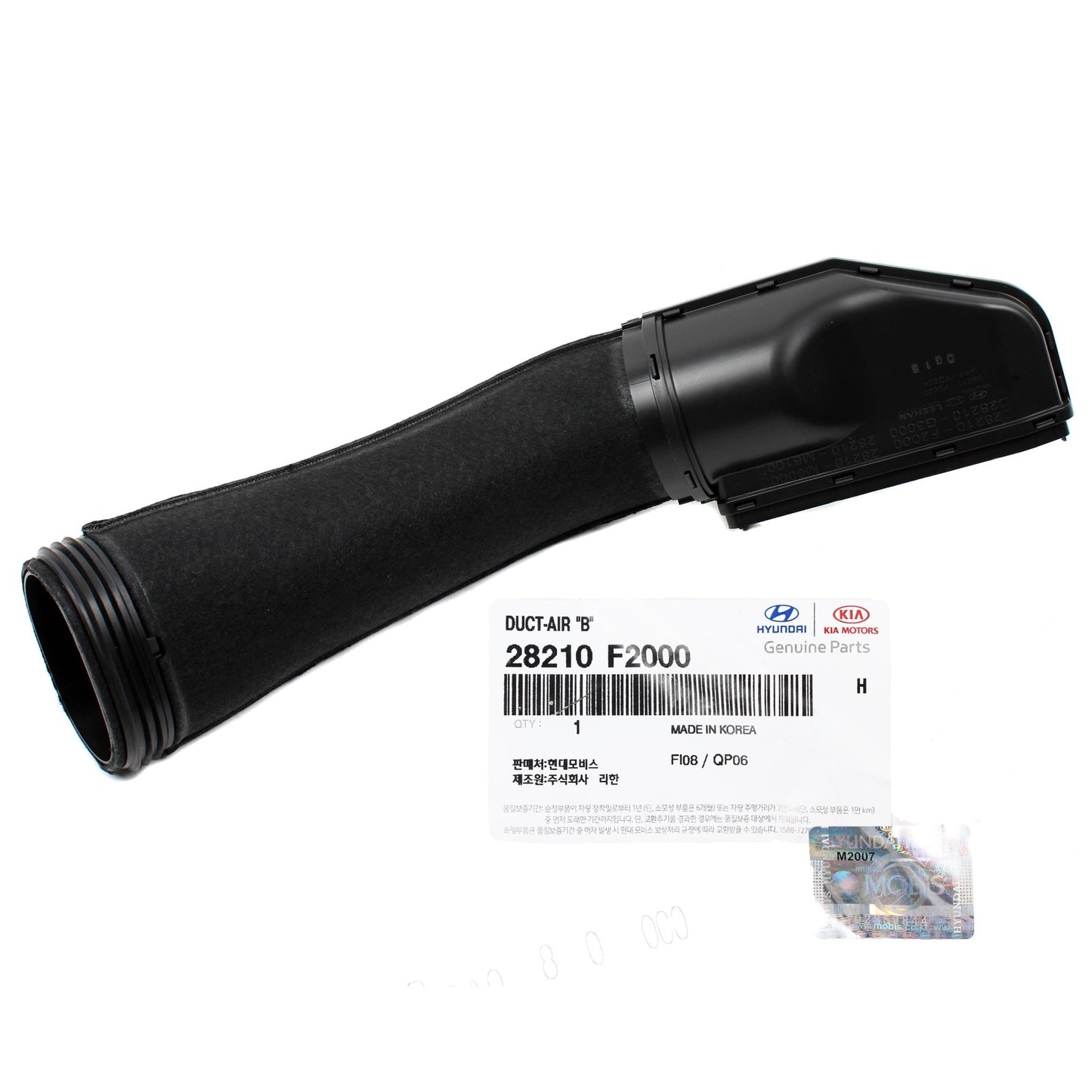 GENUINE 28210F2000 Air Cleaner Intake Duct Tube for Hyundai Elantra 2.0L 2017-20