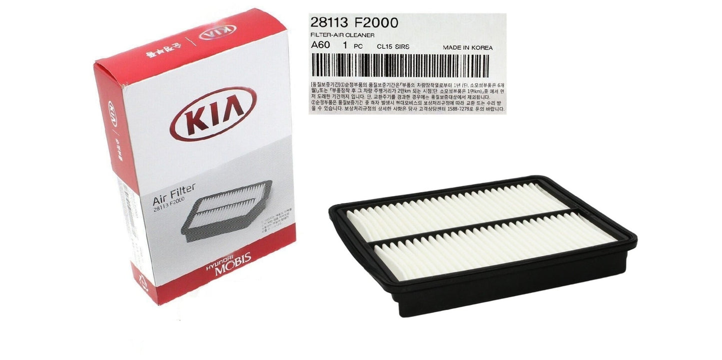 GENUINE 28113F2000 Air Filter for Hyundai Elantra / GT Kona Veloster Forte 17-20