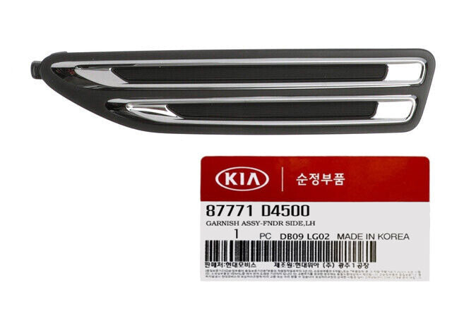 GENUINE 87771D4500 Front Left Fender Vent Garnish Assy for KIA Optima 2019-2020