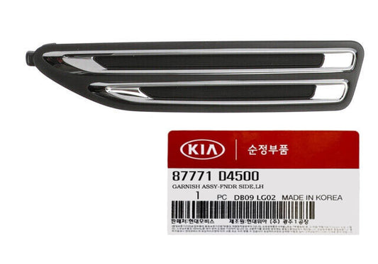 GENUINE 87771D4500 Front Left Fender Vent Garnish Assy for KIA Optima 2019-2020