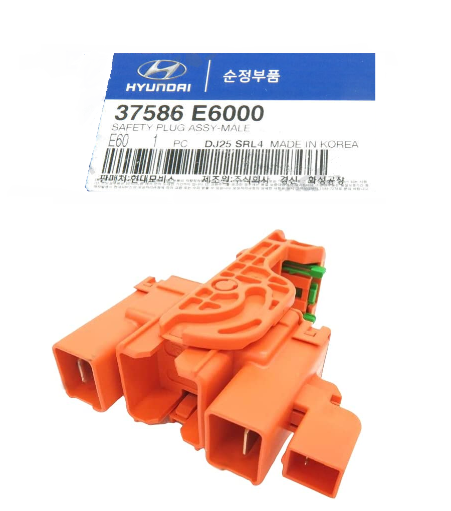GENUINE 37586E6000 Safety Plug Assy- Male for Hyundai Kia Sonata Optima Hybrid