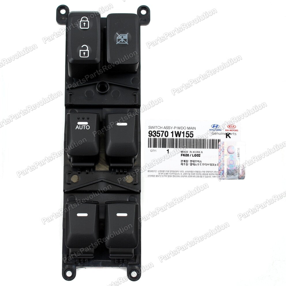 Power Window Switch Front Left 935701W155 for Kia 2012-2014 Rio