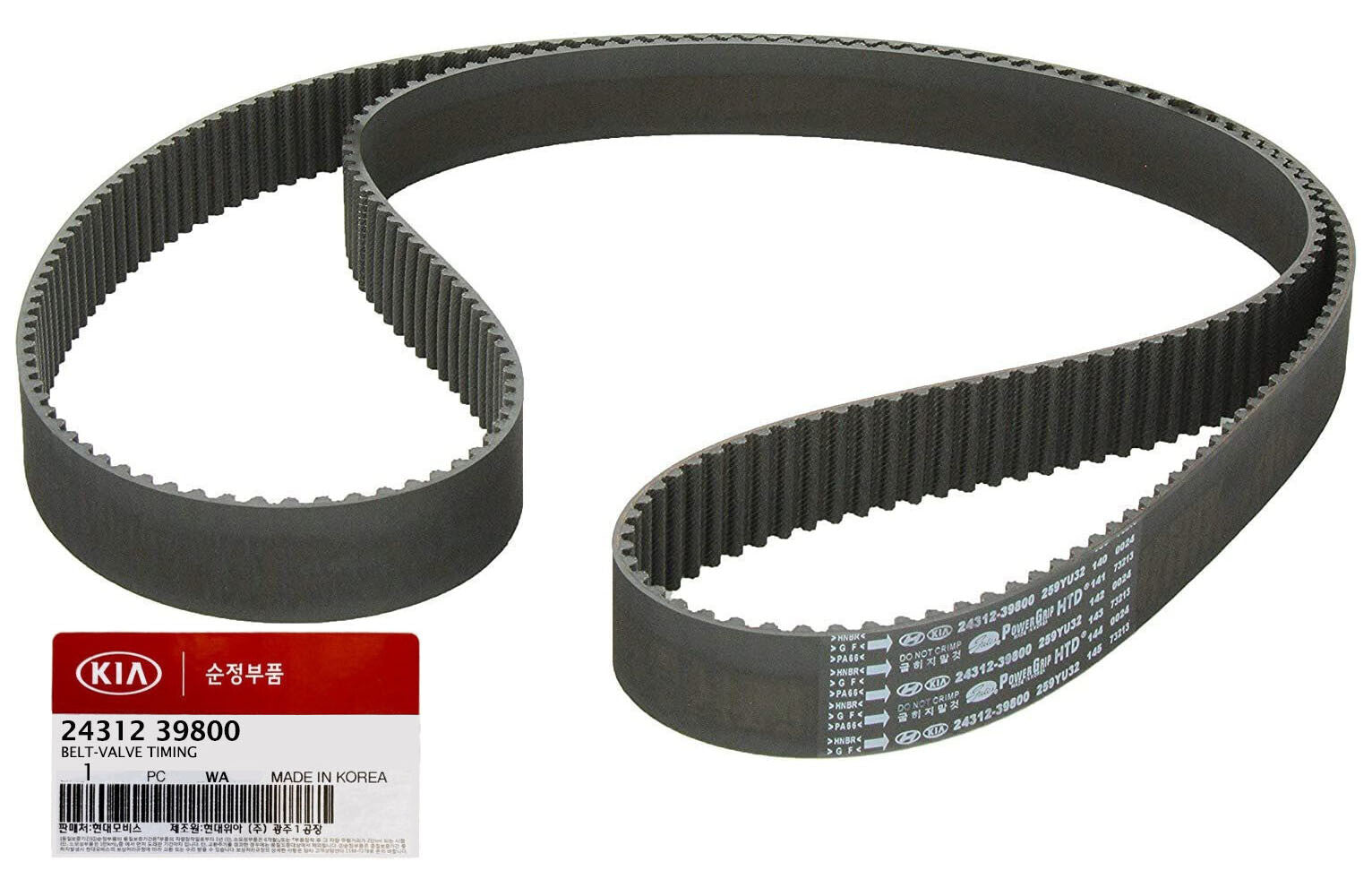 GENUINE 2431239800 Belt-Valve Timing for SantaFe Kia Sorento Sedona XG350 Amanti