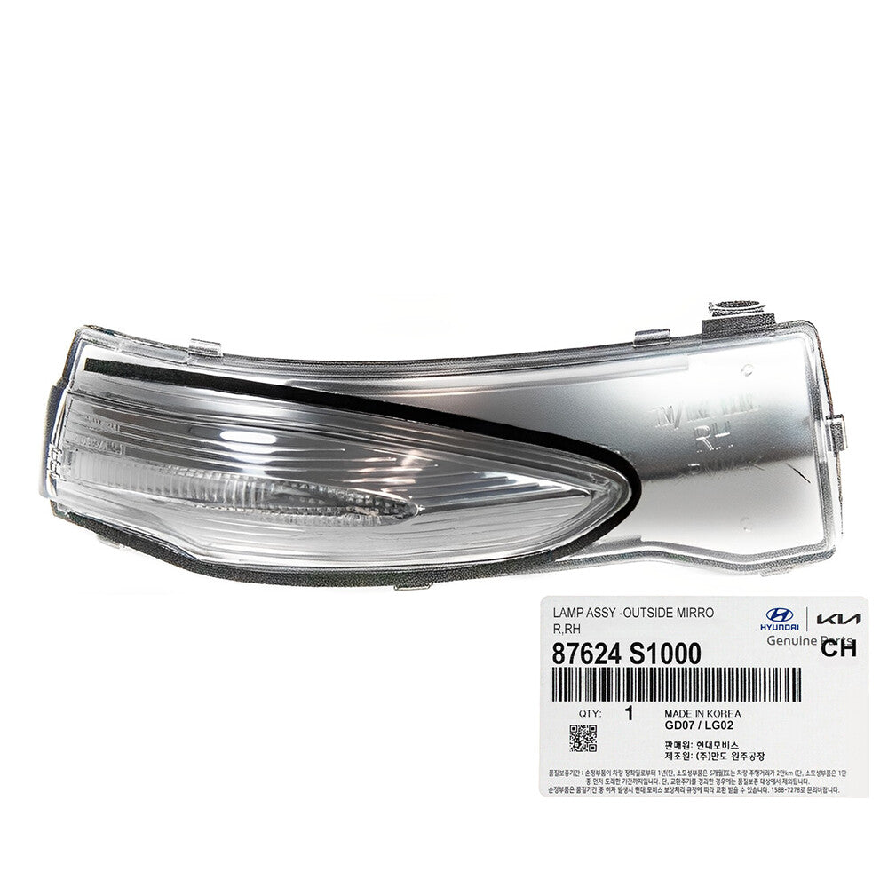 GENUINE 87624S1000 Outside Mirror Turn Signal Lamp Right For Santa Fe 2019-2020