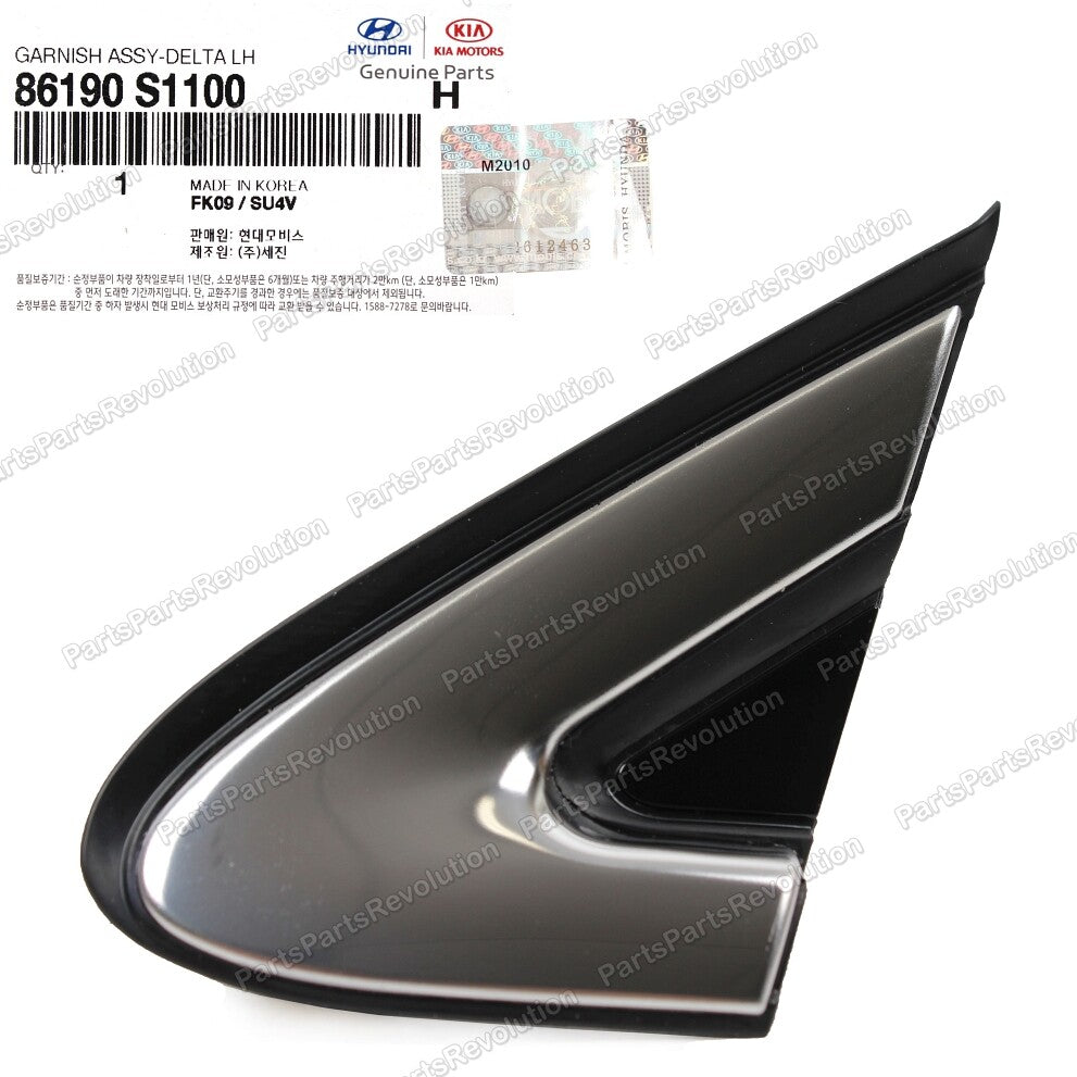 Fender Molding Front Upper Left 86190S1100 for Hyundai SantaFe 2019-2023