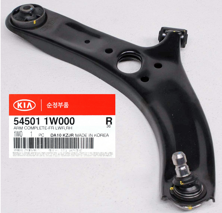 GENUINE 545011W000 Control Arm Front Lower Right for Kia Rio 12-17