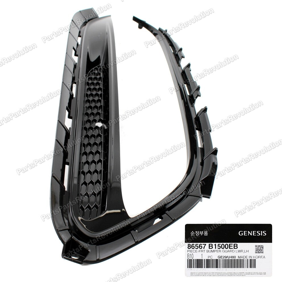 GENUINE Fog Lamp Grille Cover LEFT DRIVER for 18-20 GENESIS G80 86567B1500EB