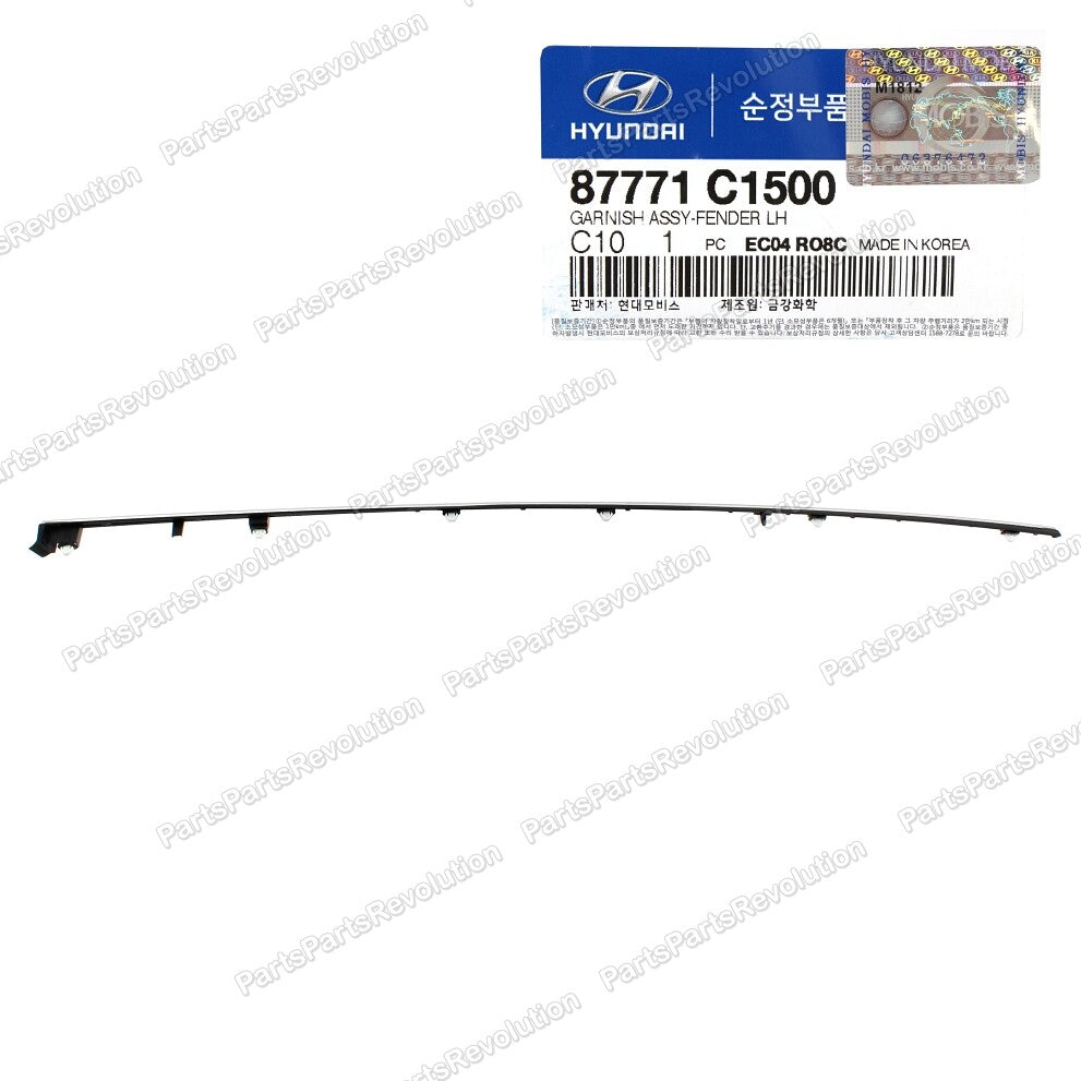 Fender Molding Front Left 87771C1500 for Hyundai Sonata 2018-2019