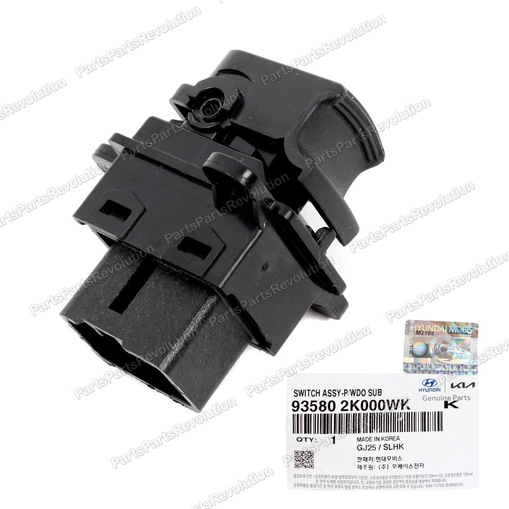 GENUINE Power Window Switch Rear Left or Right 935802K000WK for Kia 10-13 Soul