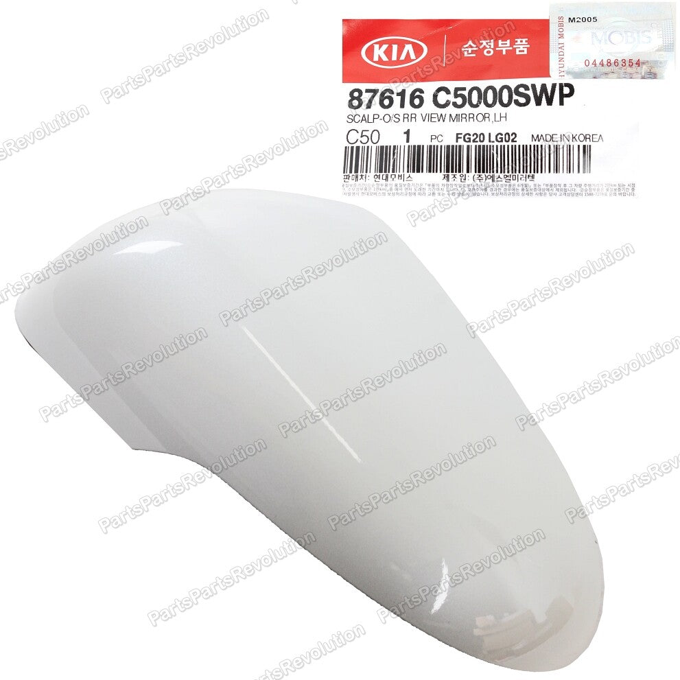 GENUINE Cover Side Mirror White Left 87616C5000SWP for Kia Sorento 2015-2019