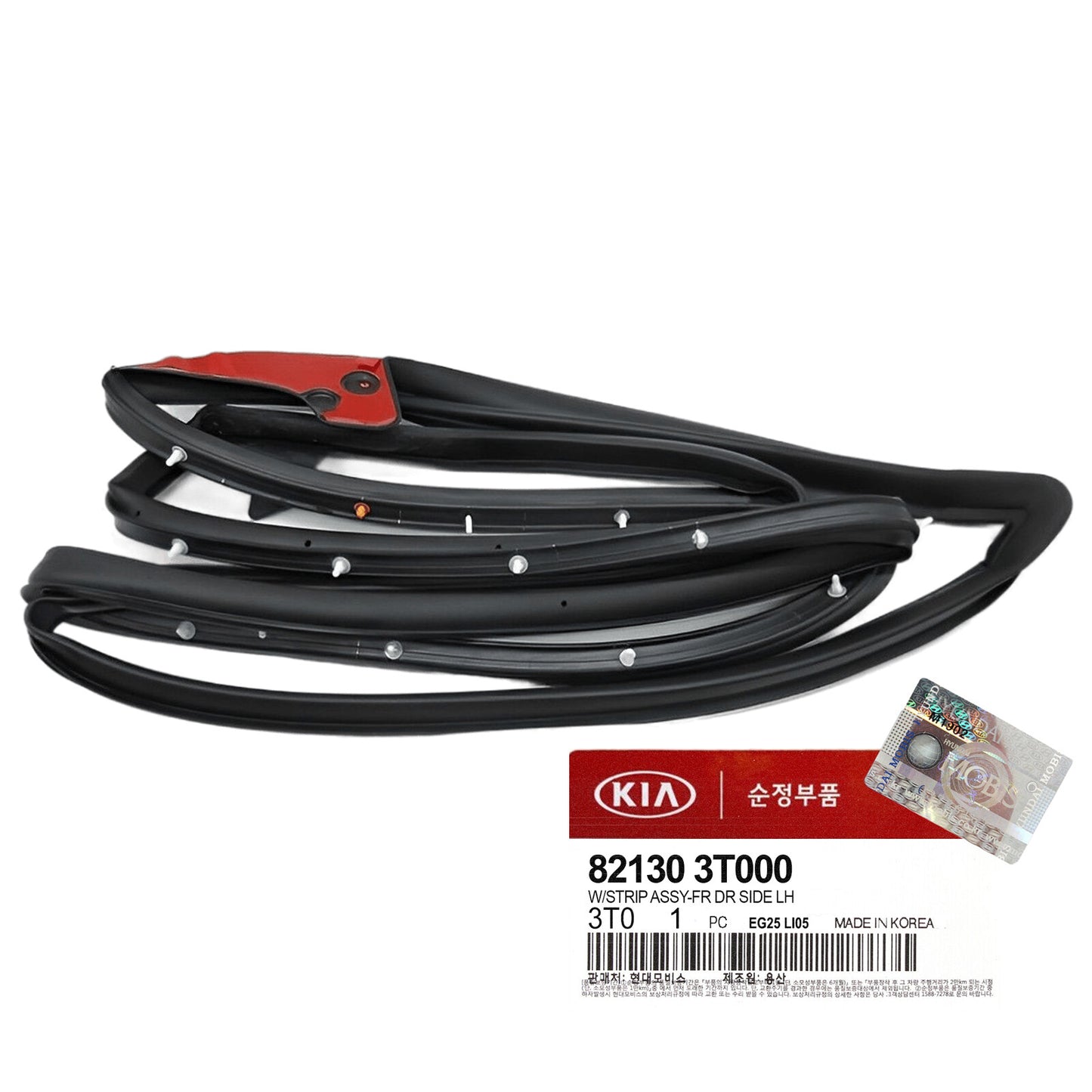 GENUINE 821303T000 Front Left Door Weather Strip for Hyundai & KIA