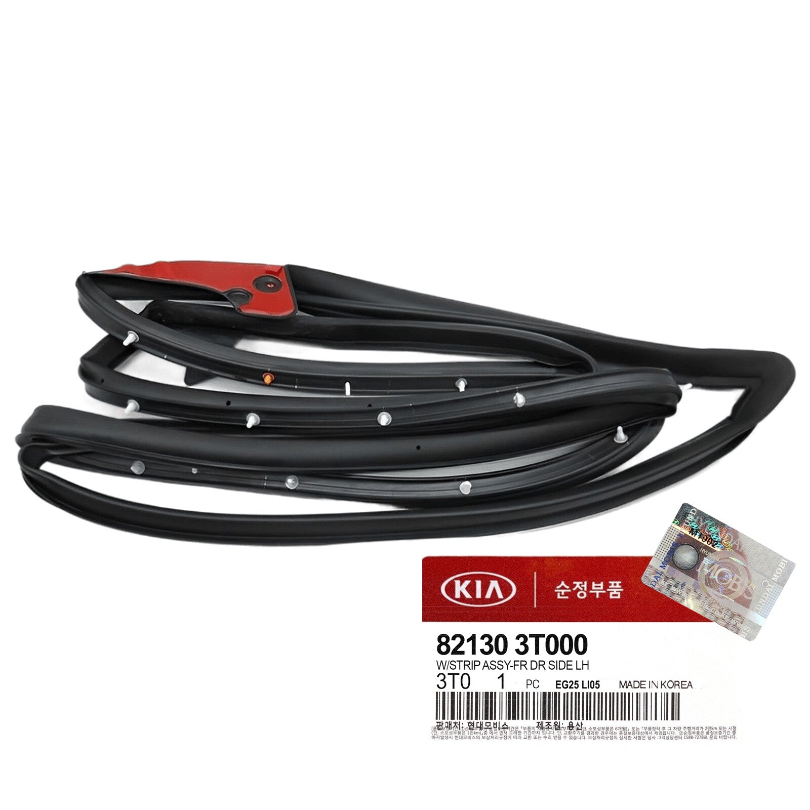 GENUINE 821303T000 Front Left Door Weather Strip for Hyundai & KIA