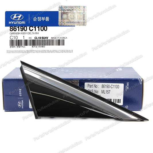 Side Mirror Corner Trim Molding Right 86190C1100 for Sonata 15-18