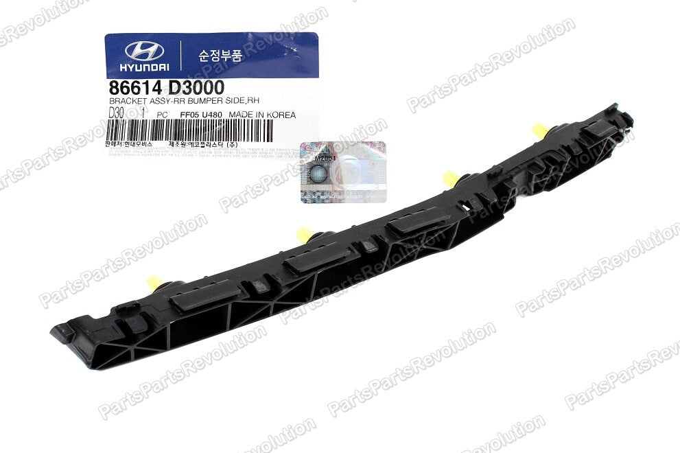 GENUINE Bumper Bracket Rear Right 86614D3000 for Hyundai Tucson 16-18