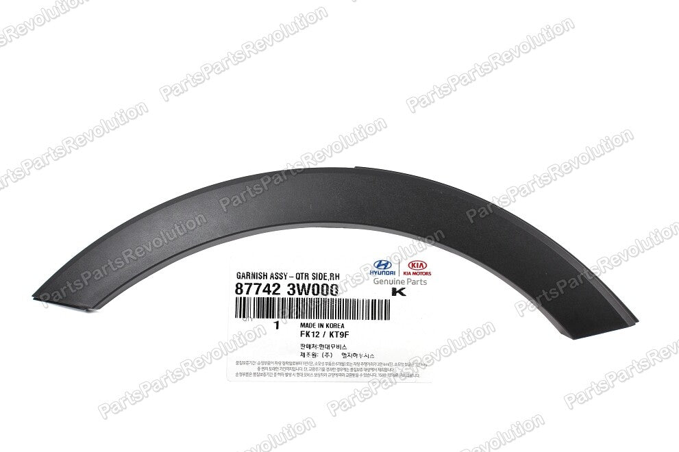 Fender Wheel Molding Rear Right 877423W000 for Kia Sportage 20112016