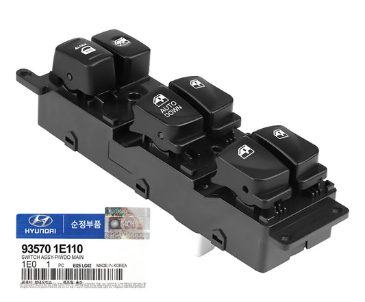 GENUINE 935701E110 Front Left Power Window Main Switch for Hyundai Kia