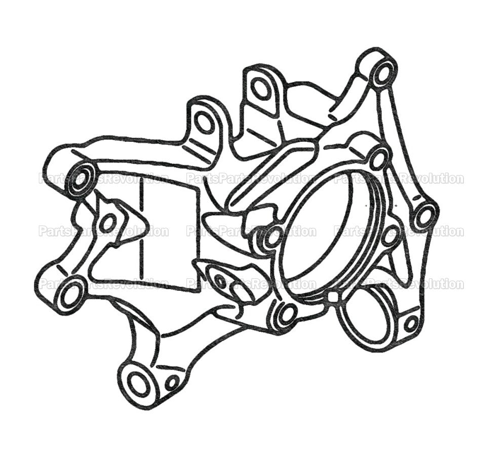 GENUINE Suspension Knuckle 52710S9200 Left for Hyundai Palisade 2020-2023