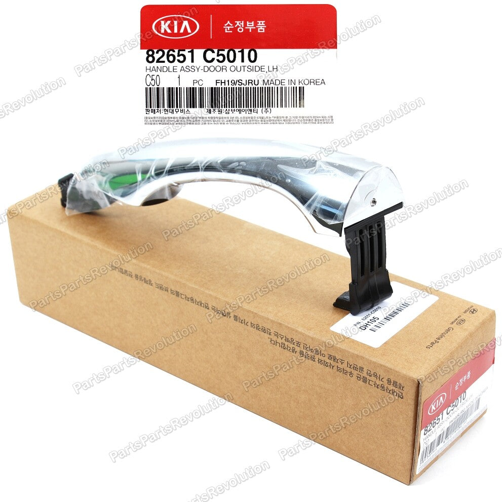 GENUINE Outside Door Handle Chrome Left 82651C5010 for Kia 2016-2020 Sorento