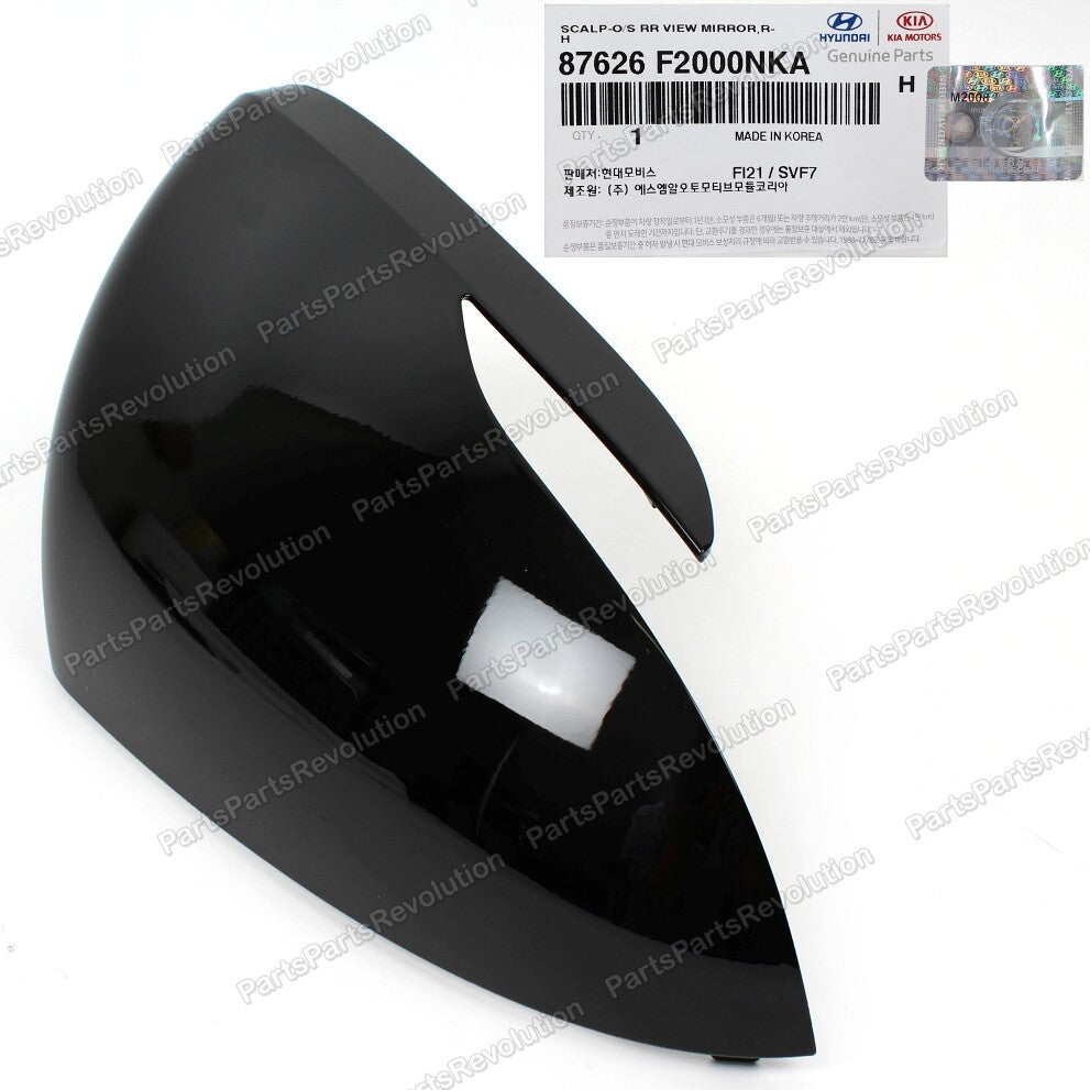 Cover Side Mirror Black Right 87626F2000NKA for Hyundai Elantra 2017-2020