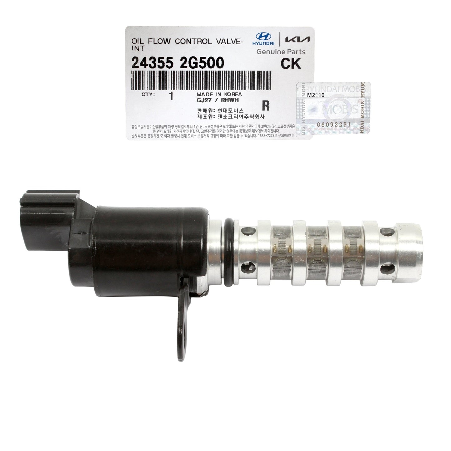 GENUINE 243552G500 Variable Valve Timing Solenoid for Hyundai Tucson Optima