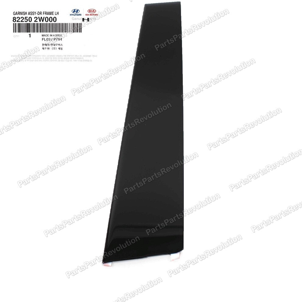 New OEM 822502W000 Front Door Window Garnish Left LH for Hyundai Santa Fe 13-18