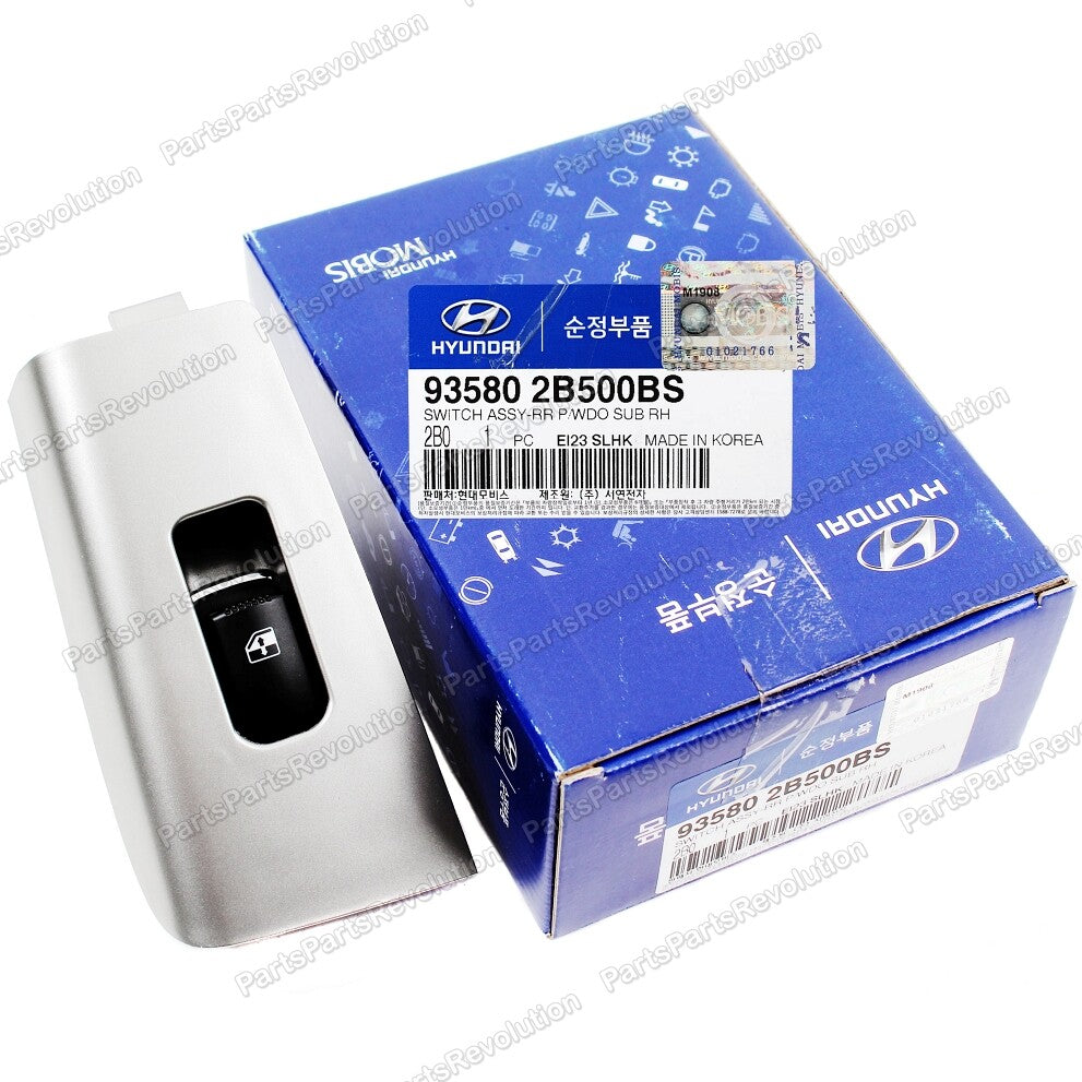 Power Window Switch Rear Right 935802B500BS for Hyundai 2010-2012 SantaFe