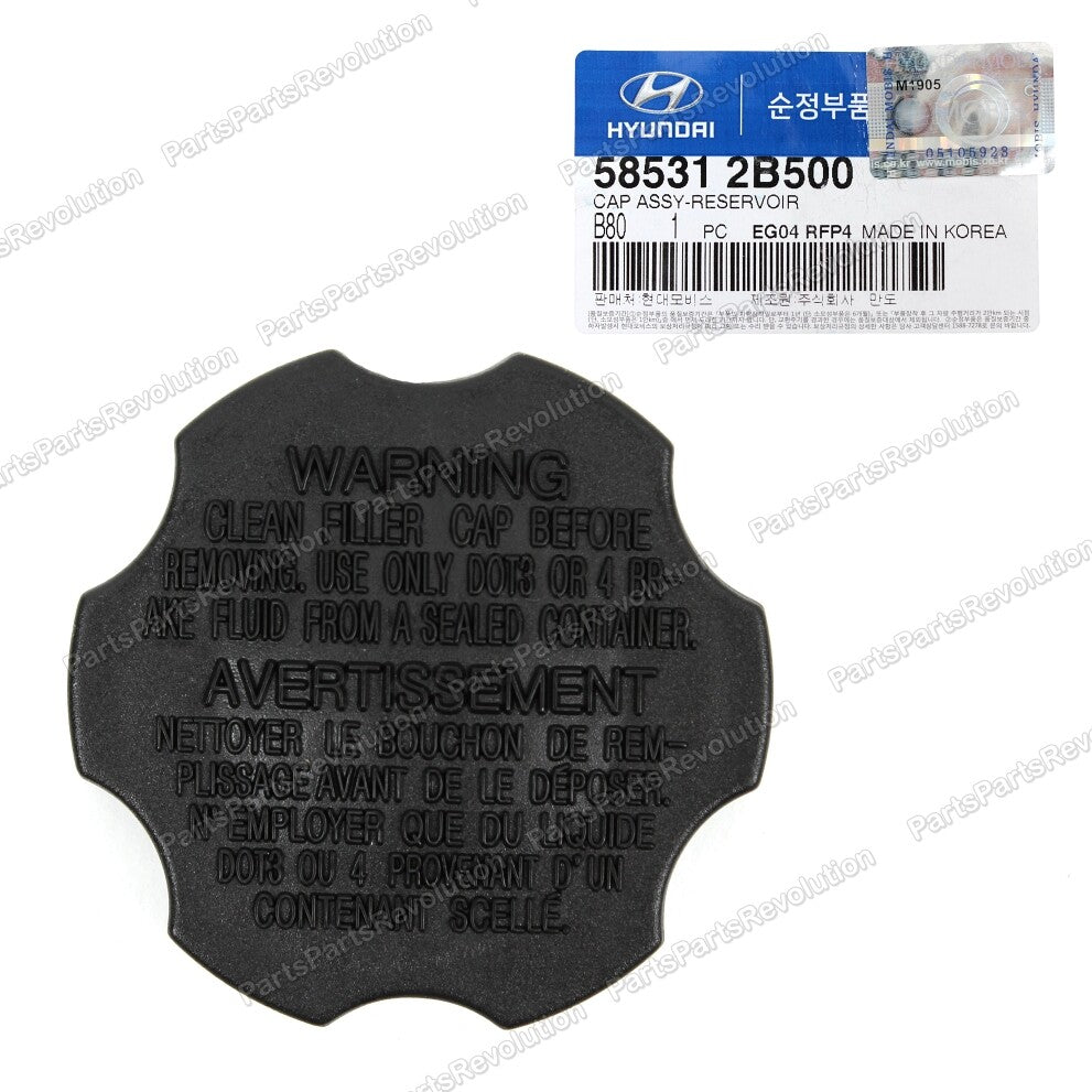 Brake Master Cylinder Tank Cap 585312B500 for Hyundai Kia * See Compatibility *