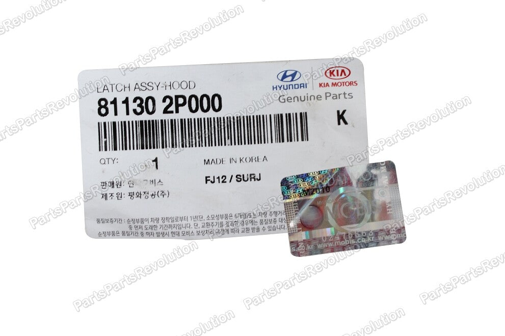 GENUINE Hood Lock Latch Hood 811302P000 for Kia Sorento 09-15