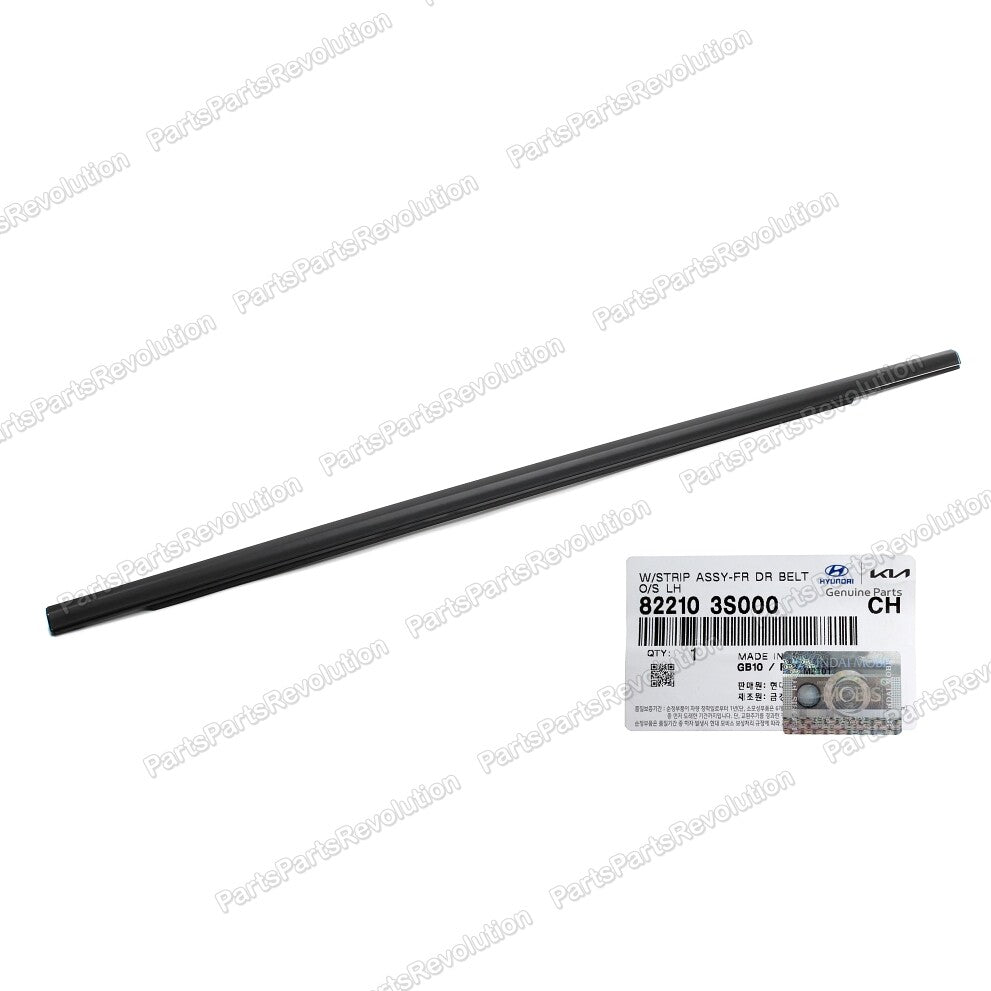 Door Belt Molding Driver Front Left 822103S000 for Hyundai Sonata 11-15