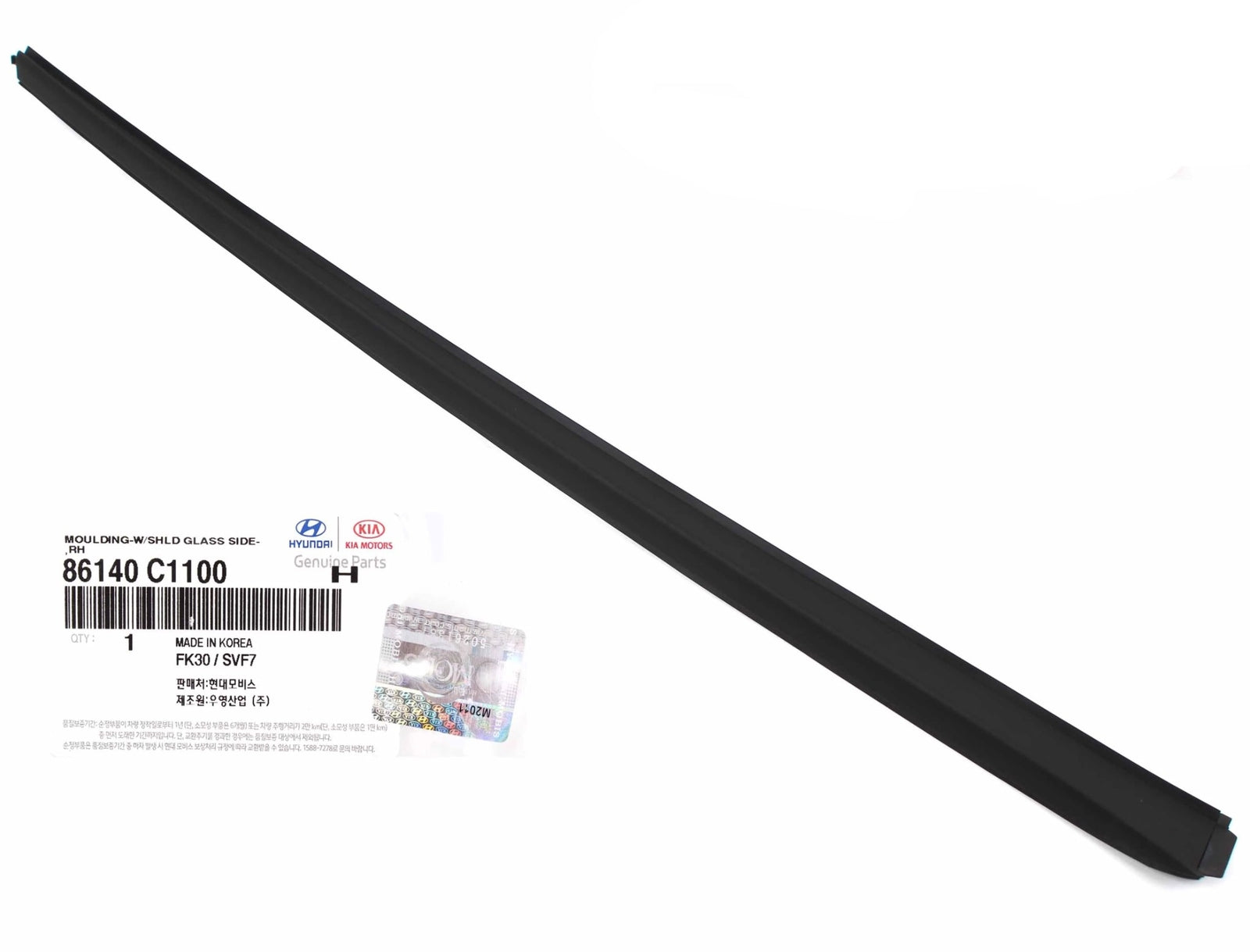 GENUINE 86140C1110 Front Right Windshield Pillar Molding for Hyundai Sonata15-19