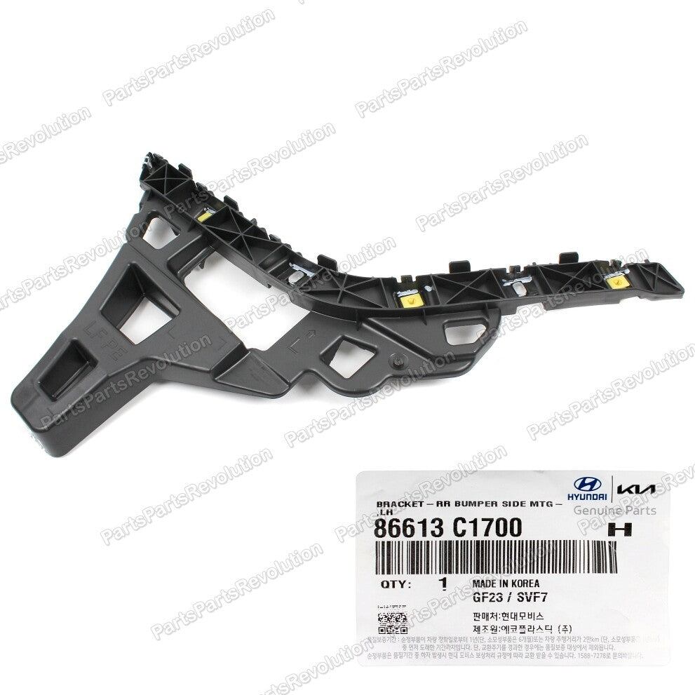 GENUINE Rear Bumper-Side Bracket Left for 15-19 Hyundai Sonata 86613C1700