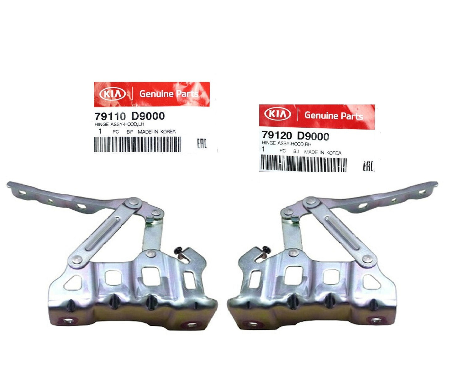 GENUINE Front Hood Hinge LEFT RIGHT Side 1SET for Kia Sportage 17-20 79110D9000