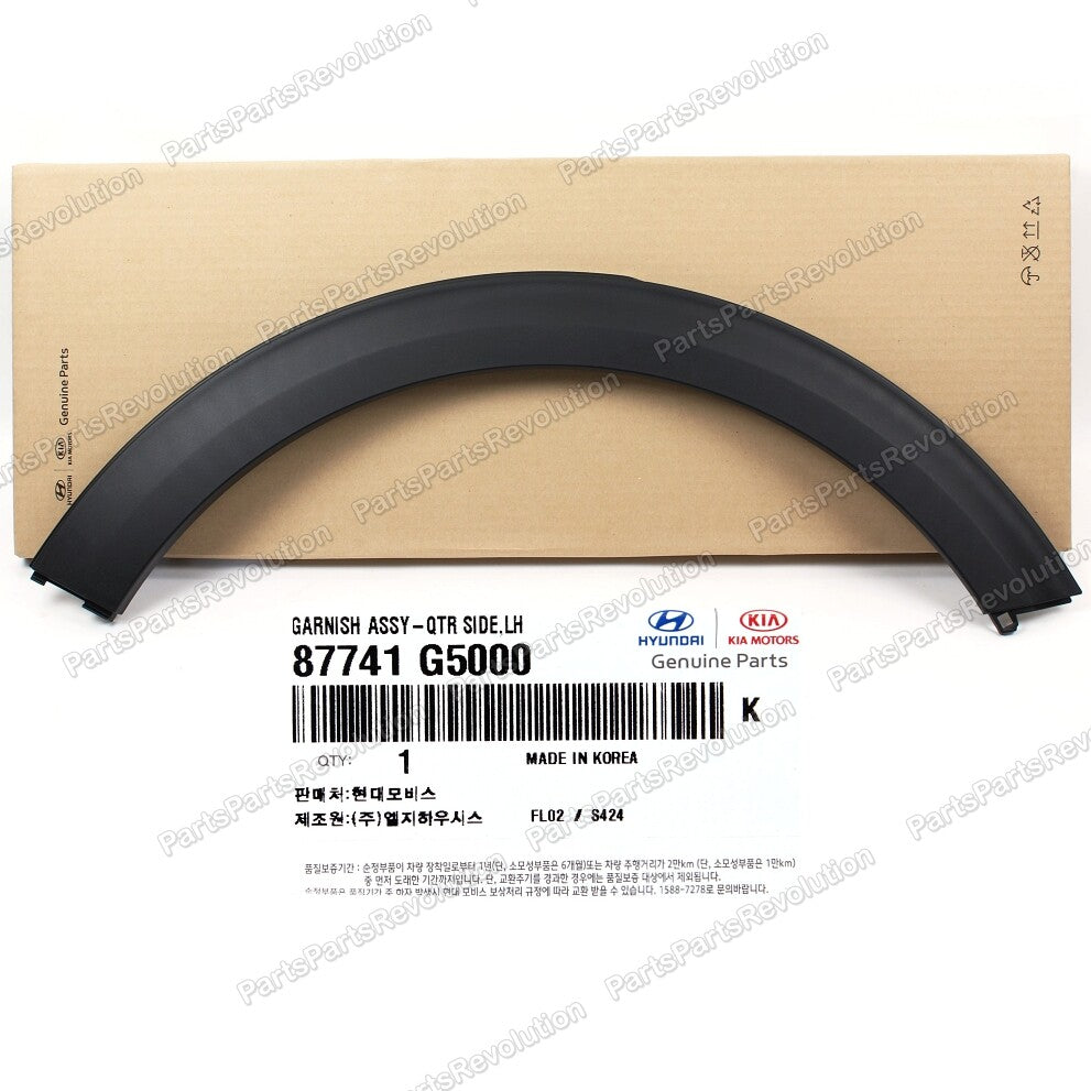 Fender Wheel Molding Rear Left 87741G5000 for Kia Niro 17-20