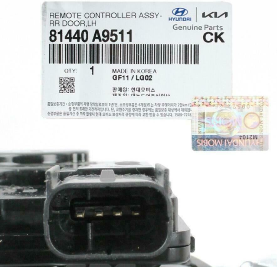 GENUINE Door Lock Actuator Motor REAR LEFT for 2014-2018 Kia Sedona 81440A9511