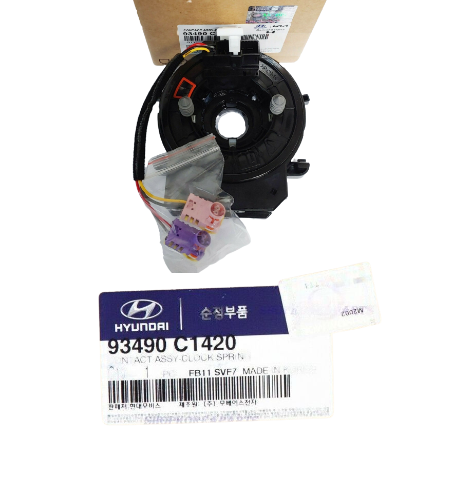 GENUINE 93490C1420 Contact Assy Clock Spring Non HEATED for Sonata 2018-2019