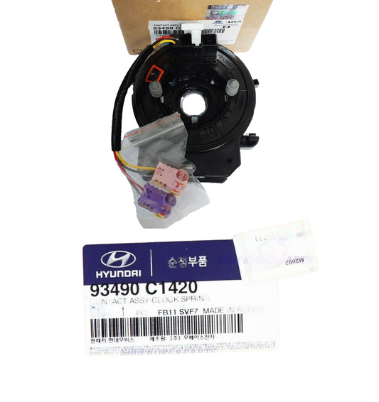 GENUINE 93490C1420 Contact Assy Clock Spring Non HEATED for Sonata 2018-2019