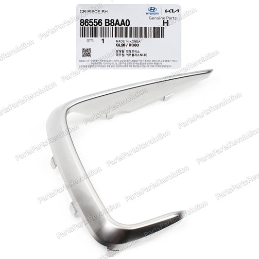 Fog Light Lamp Cover Molding Front Right 86556B8AA0 for Hyundai SantaFe 17-19