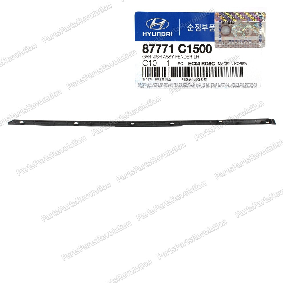 Fender Molding Front Left 87771C1500 for Hyundai Sonata 2018-2019