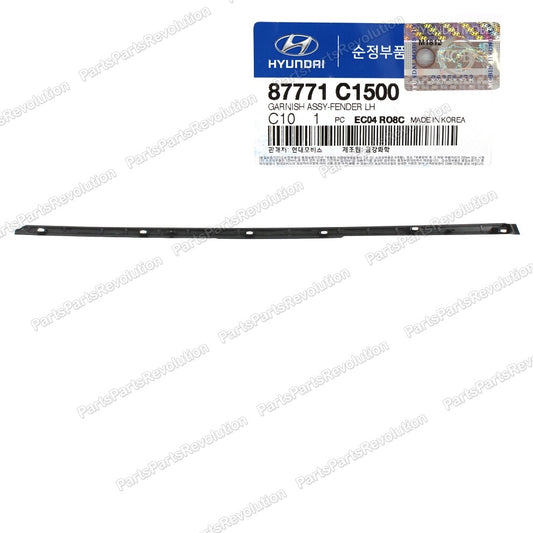 Fender Molding Front Left 87771C1500 for Hyundai Sonata 2018-2019