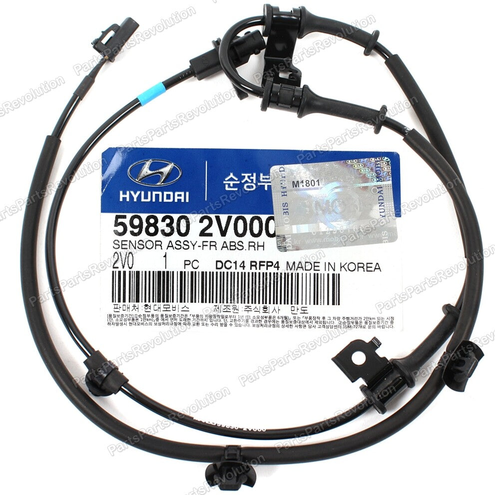 ABS Speed Sensor Front Right 598302V000 for Hyundai 2012 Veloster Base 1.6L