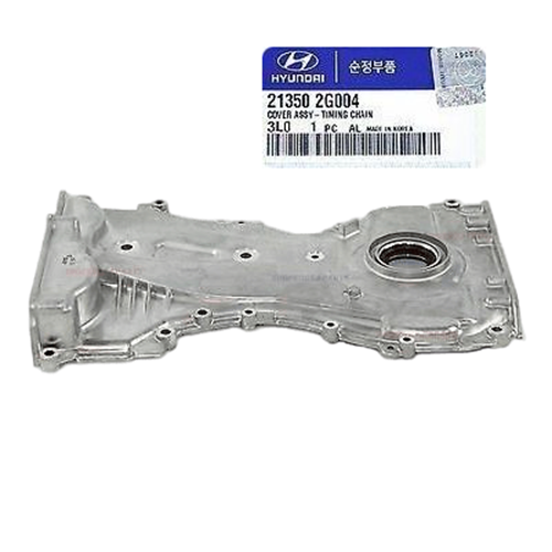 GENUINE 213502G004 Engine Timing Chain Cover for Hyundai Santa Fe 2009-2016